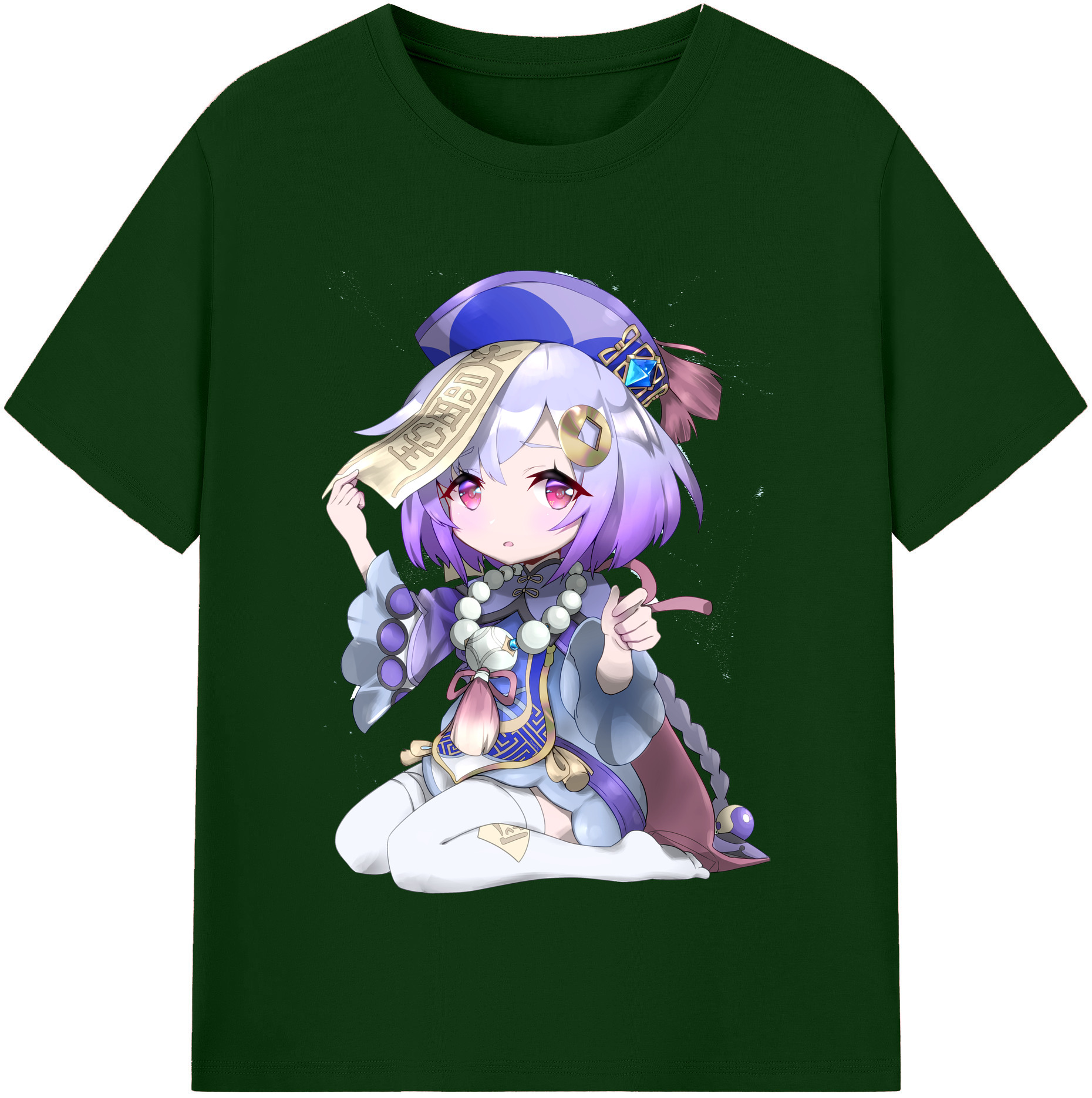 げんし神 七七 なな  genshin Nana 綿100％半袖Tシャツ（フロントプリント）
